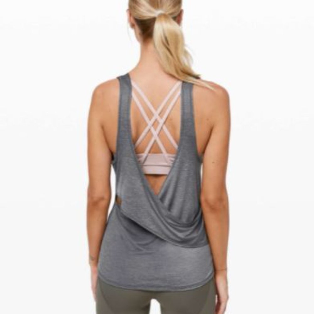 Lululemon Reenergized 2-in-1 Tank Solar Gray